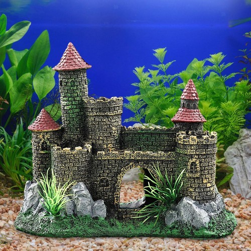 Aquarium resin castle - resin,
