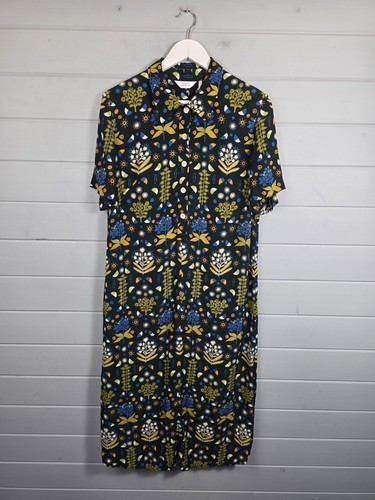 Toast hedgerow print crepe - print,