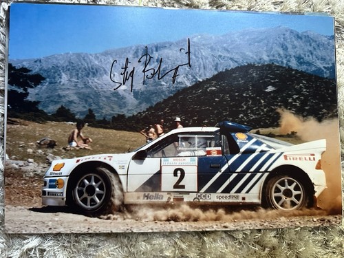 Stig blomqvist hand - blomqvist, signed