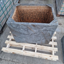 Vintage galvanised water tank