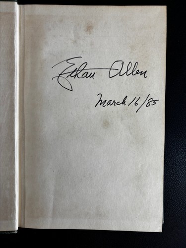 Ethan allen signed - allen, major
