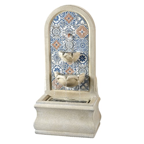 Lumineo tall mosaic fountain - lumineo,