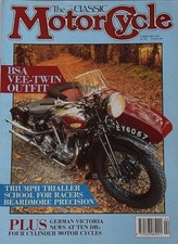 Classic Motorcycle  Feb 1991   BSA  V Twin, BEARDMORE PRECISION, VICTORIA 250cc