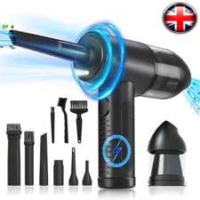 Electric Cordless 2 in 1 Air Duster Vacuum Rechargeable Air Duster for PC Laptop