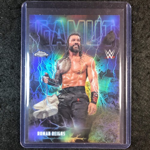 2026 topps chrome wwe roman - wwe,