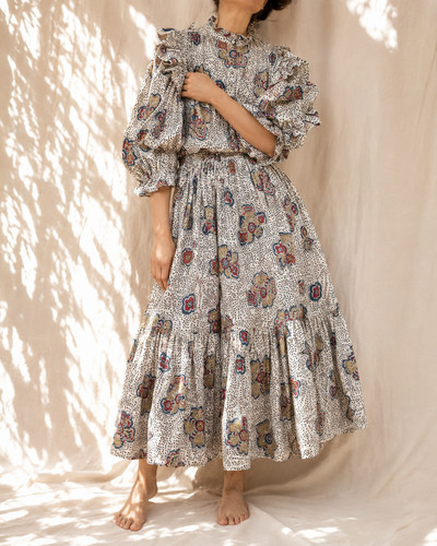 Cotton maxi dress indian hand - maxi,