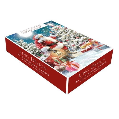 Box christmas cards - of,