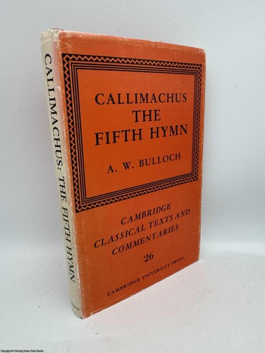 Callimachus the fifth hymn - callimachus,