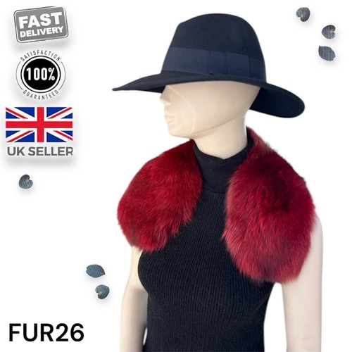 Genuine real fox fur collar - genuine,