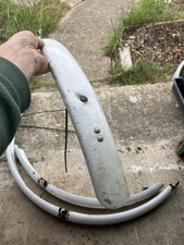 Royal Mail GPO Postbike White Mudguards Plastic On Metal Vintage Parts