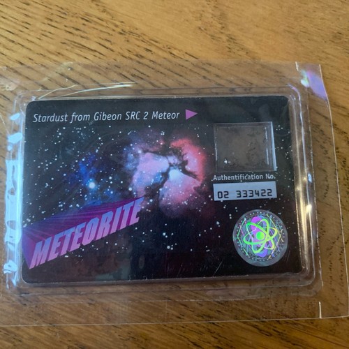 Real meteorite stardust from
