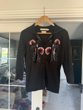 Dita Wheels & Dollbaby black cardigan UK 16 Incl Box