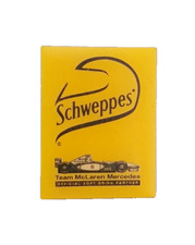 TEAM McLAREN MERCEDES SCHWEPPES OFFICIAL PARTNER FORMULA 1 / F1 PIN BADGE