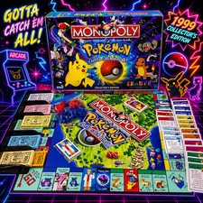 Vintage 1999 Pokemon Monopoly