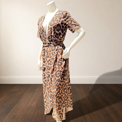 Dot leopard print - dot, midi