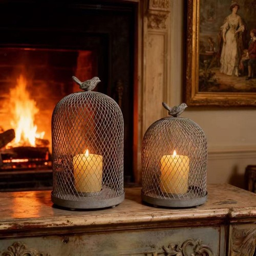 Pieces birdcage candle - birdcage,