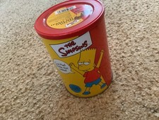 EMPTY BART SIMPSON DOUBLE CKOC COOKIS TIN
