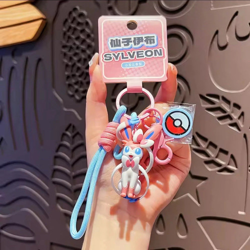 Pokemon sylveon key ring - key,