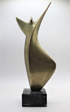 Solid bronze sculpture