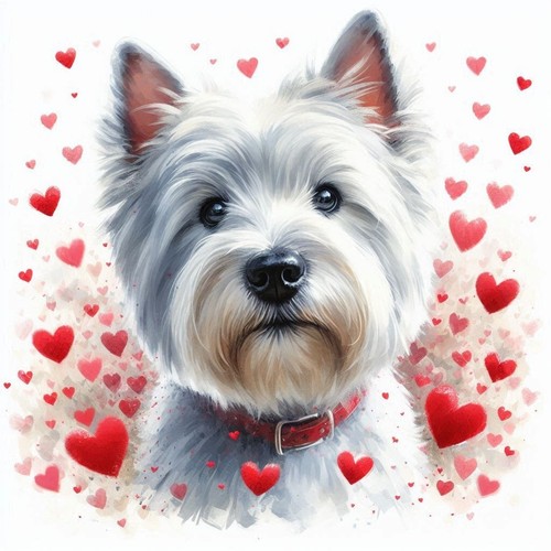 Luxury westie birthday - luxury,