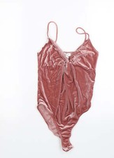 Topshop Womens Pink Polyester