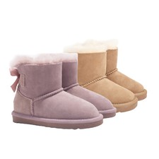 UGG Kids Bailey Bow Boots 100%