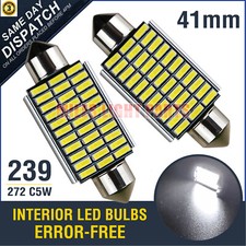 For VW T4 T5 Transporter Interior LED Xenon White Light Bulbs Super Bright MK5