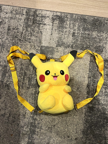 Pikachu plush backpack - plush,