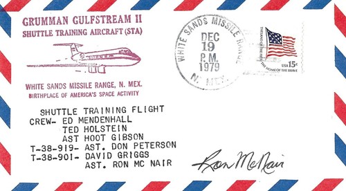 Ron mcnair sts signed - mcnair, l