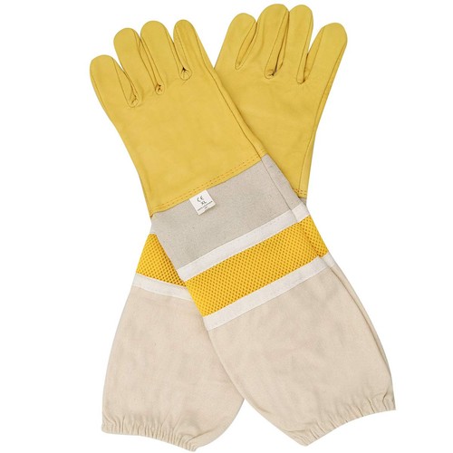 Beekeeping gloves leather - gloves,