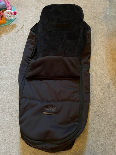 Mamas papas black - &, footmuff
