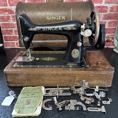 Antique 1910 28k singer sewing - antique,