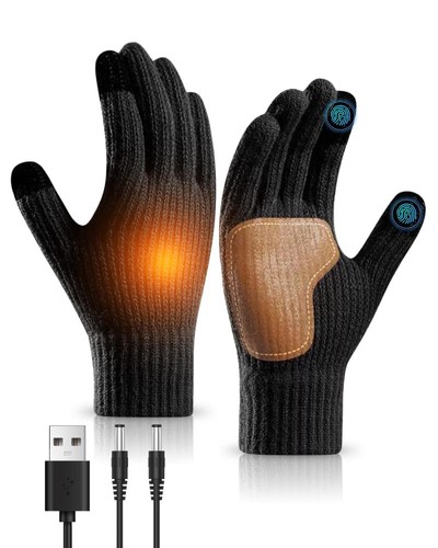 Electric heated gloves usb - heated,
