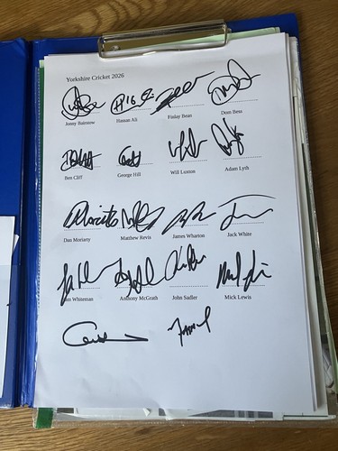 Yorkshire cricket 2026 hand - cricket,
