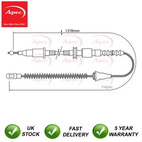 Hand brake cable rear left - hand,