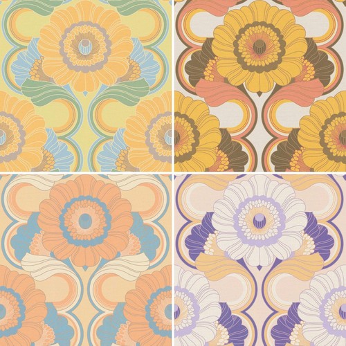 Creation retro floral - 70's,
