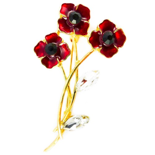 Red brooches pins large - pins,