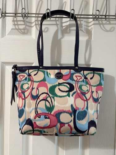 Coach ikat scribble - coach, tote