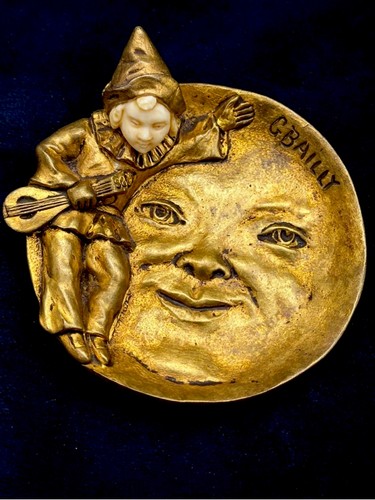 Art nouveau trinket tray - art,