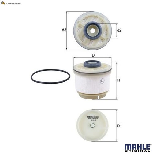 Fuel filter 268d for - fuel, kx