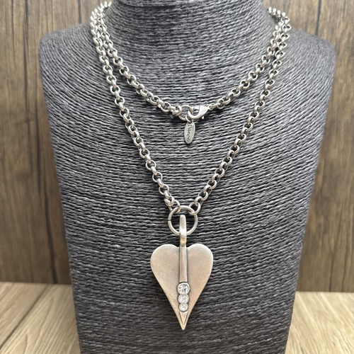 Danon sparkly heart - heart, pendant
