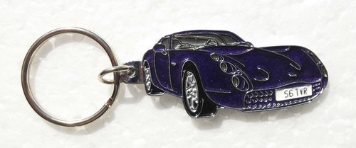 Tvr enamel key ring - enamel,