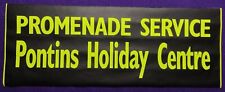 PONTINS HOLIDAY CENTRE PROMENADE SERVICE BLACKPOOL TRANSPORT BUS BLIND TRAMWAY