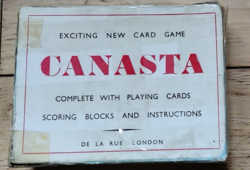Vintage canasta card game - game, de
