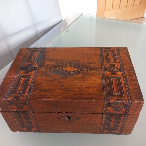 Victorian tunbridge ware - tunbridge,