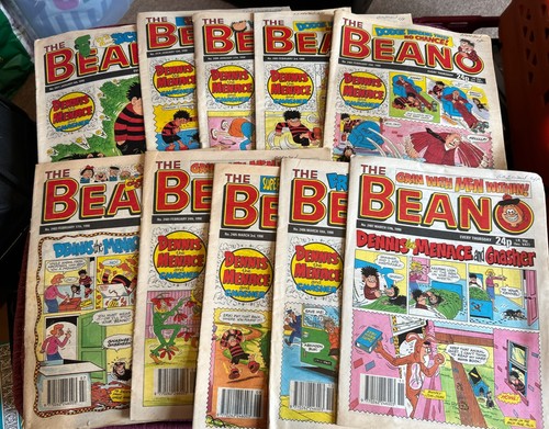 Beano comics from early 1990 - from,