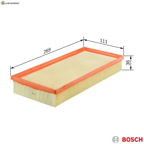 Air filter 026 400 - f, 144