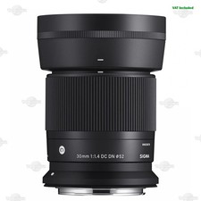 New Sigma 30mm F1.4 DC DN Contemporary Canon RF-S Mount Lens for R6 R7 R10 R50+