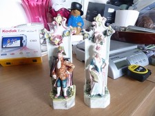 stunning lady and man vases possibly Austrian