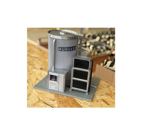 Farm yard toys silver milk - yard,